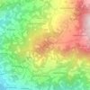 Colle della Crocetta topographic map, elevation, terrain