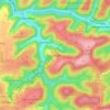 Glasenberg topographic map, elevation, terrain