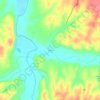 Savoy topographic map, elevation, terrain
