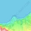 La Cumplida topographic map, elevation, terrain