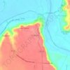 El Tablazo topographic map, elevation, terrain