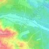 Neubourg topographic map, elevation, terrain