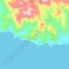 Hora topographic map, elevation, terrain