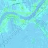 Ameide topographic map, elevation, terrain