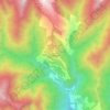 Senge topographic map, elevation, terrain