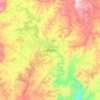 Mthatha topographic map, elevation, terrain