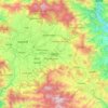 Bhaktapur topographic map, elevation, terrain
