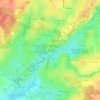 Le Gué au Chaud topographic map, elevation, terrain