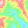 Meter topographic map, elevation, terrain