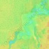 Akulovskaya topographic map, elevation, terrain