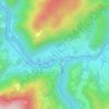 Anger topographic map, elevation, terrain