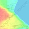 St. Francis Bay topographic map, elevation, terrain