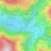 Le Dorinet topographic map, elevation, terrain