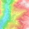 Corgnolaz topographic map, elevation, terrain
