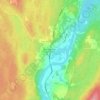 Guovdageaidnu - Kautokeino topographic map, elevation, terrain