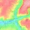Les Bieffes topographic map, elevation, terrain