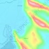 Kakachi topographic map, elevation, terrain