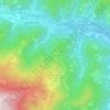 Quaglia topographic map, elevation, terrain