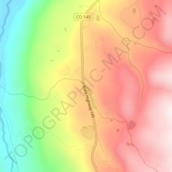 Cushman Dam topographic map, elevation, terrain