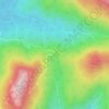 Telegraph Saddle topographic map, elevation, terrain