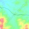 Sicare topographic map, elevation, terrain