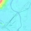 San Agustin Norte topographic map, elevation, terrain