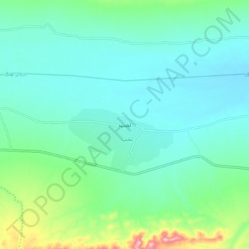 Tump topographic map, elevation, terrain