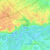 Temse topographic map, elevation, terrain