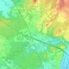 Geretta topographic map, elevation, terrain