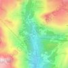 Staffal topographic map, elevation, terrain
