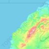 Distrito de Canoas de Punta Sal topographic map, elevation, terrain