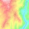Valverde topographic map, elevation, terrain