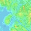 Pukinkulma topographic map, elevation, terrain