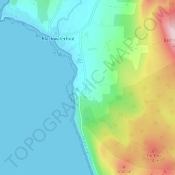 Kilpatrick topographic map, elevation, terrain