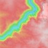 Wattle Flat topographic map, elevation, terrain