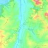 Camou topographic map, elevation, terrain