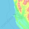 Geraldton topographic map, elevation, terrain