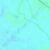 Fortitude topographic map, elevation, terrain