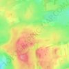 Kirkheaton topographic map, elevation, terrain