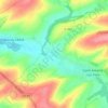 Coulvagny topographic map, elevation, terrain