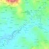 La Motte topographic map, elevation, terrain