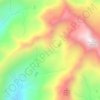 Babine Range topographic map, elevation, terrain