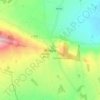 Windgap topographic map, elevation, terrain