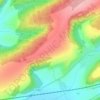 Chevrière topographic map, elevation, terrain