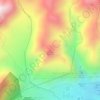Cerro La Hechicera topographic map, elevation, terrain