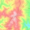 Cubo topographic map, elevation, terrain