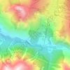 Le Collet topographic map, elevation, terrain