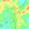 Cotton Vale topographic map, elevation, terrain
