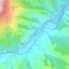 Ponte-Novo topographic map, elevation, terrain