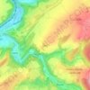 Ozo topographic map, elevation, terrain